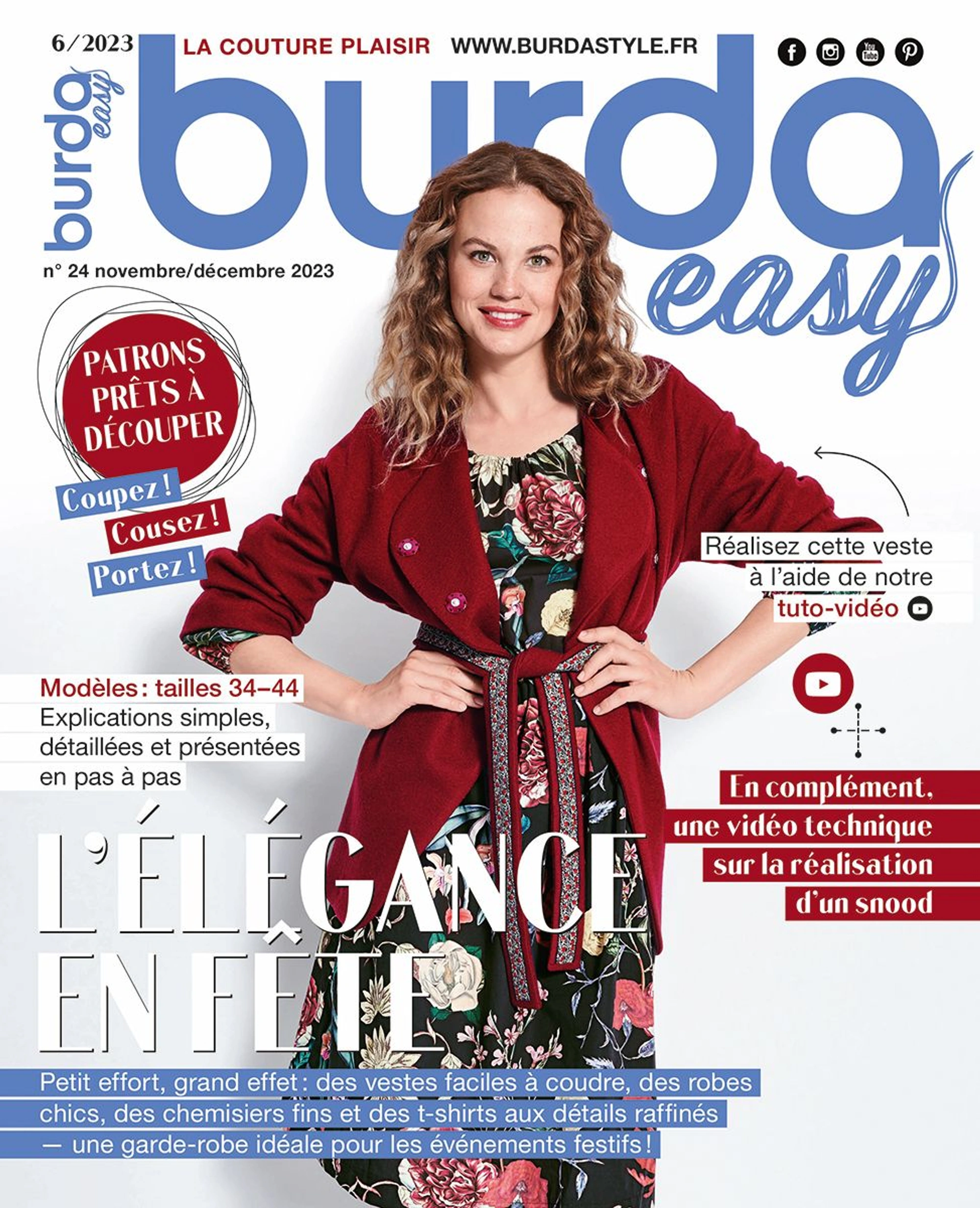 Burda EASY n°6 Novembre/Décembre 2023 zineb